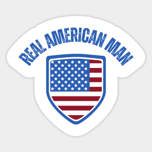 Real American MAN Sticker